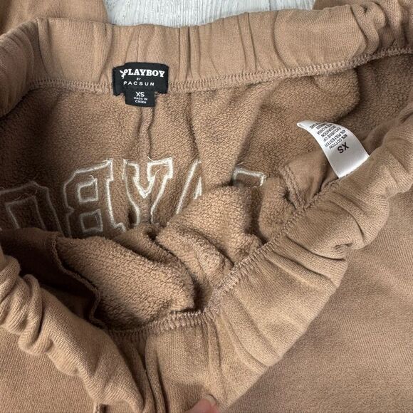 Playboy by PacSun joggers, XS , tan - Picture 3 of 6